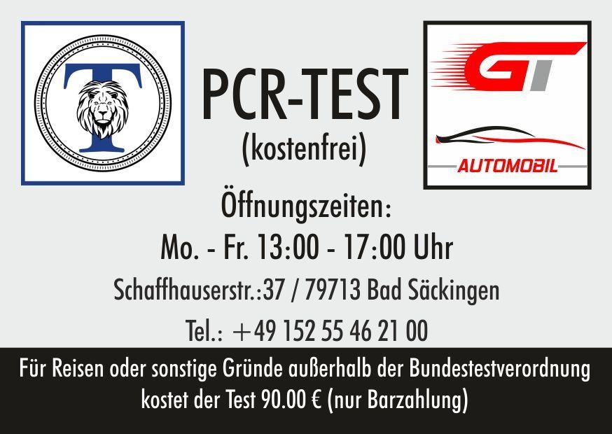 PCR-Abstriche bei GT-Automobile